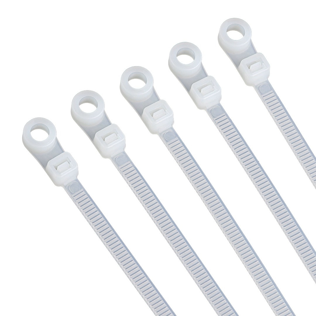 Gear Tie Reusable - 100/1000PCS Screw Hole Cable Ties Reusable