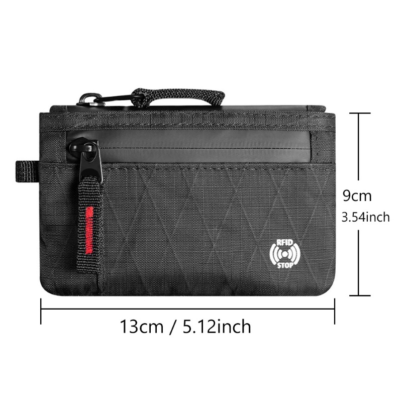 Edc Carry Accessories - Ultra-Thin RFID Anti-Theft EDC Wallet, Multi-Compartment