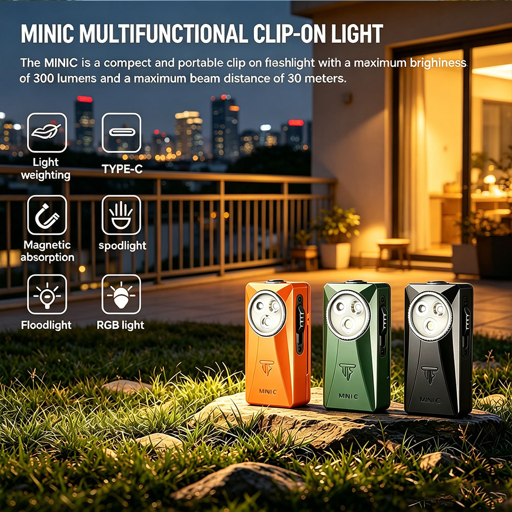 Trustfire MINIC 800 Lumens EDC - Edc Carry Clip review and price