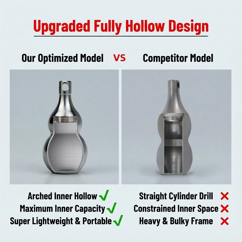 Tivosy Pure Titanium Lucky Gou - Pill Fob Capsule review and price