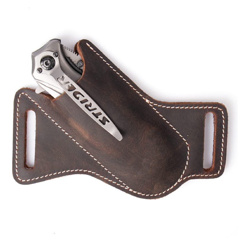1PC Leather Knives Sheaths Fol - Edc Everyday Carry Knives review and price