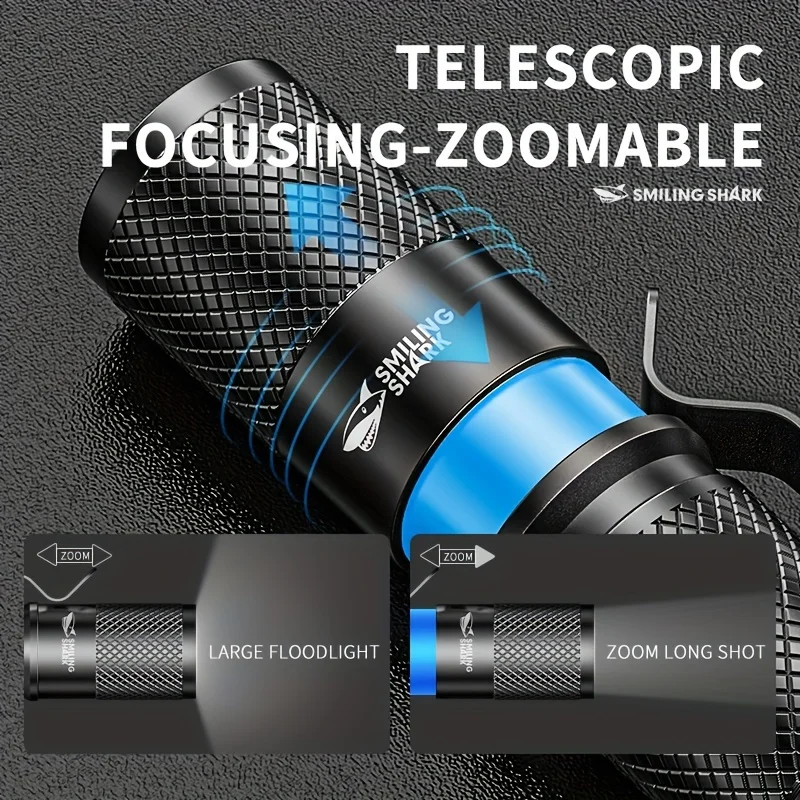 SMILING SHARK Ultra‑Powerful M - Edc Carry Flashlight review and price