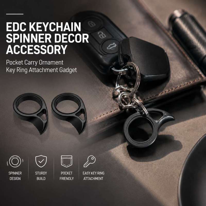 EDC Keychain Spinner Decor Acc - Edc Carry Accessories review and price