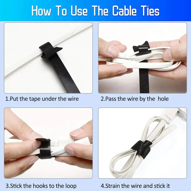 10-30Pcs Reusable Fastening Ca - Gear Tie Reusable review and price