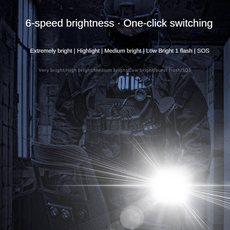 Type-C USB Rechargeable 21700  - Edc Carry Flashlight review and price