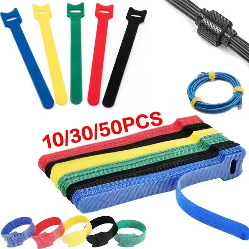 10/30/50Pcs Reusable Hook And  - Gear Tie Reusable review and price