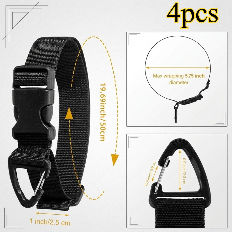 4 PCS Adjustable Garden Hose S - Gear Tie Reusable review and price