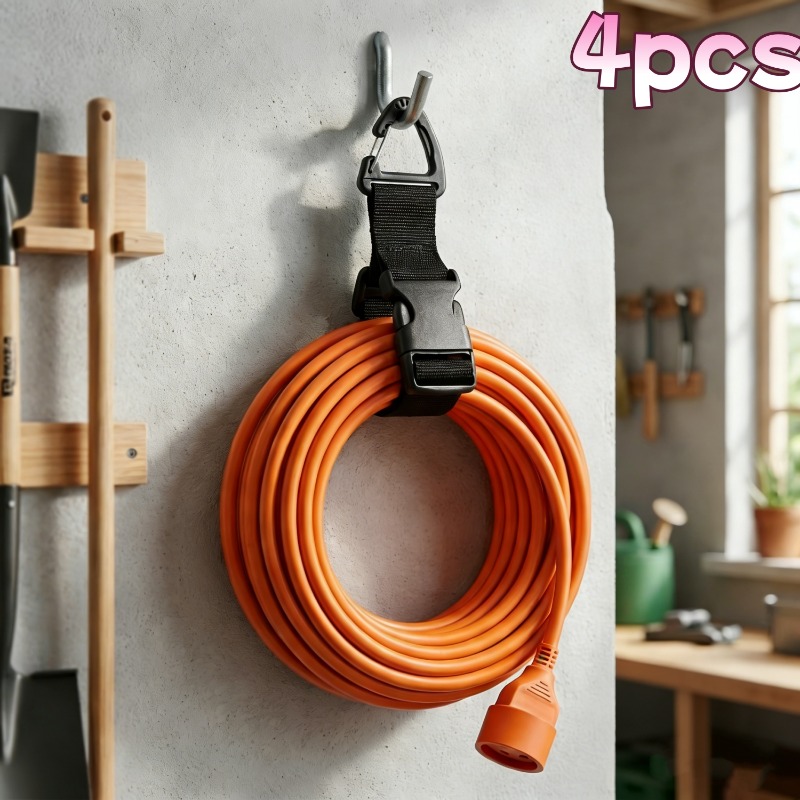 4 PCS Adjustable Garden Hose S - Gear Tie Reusable review and price