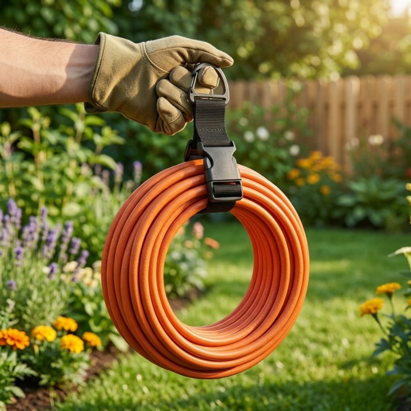 4 PCS Adjustable Garden Hose S - Gear Tie Reusable review and price
