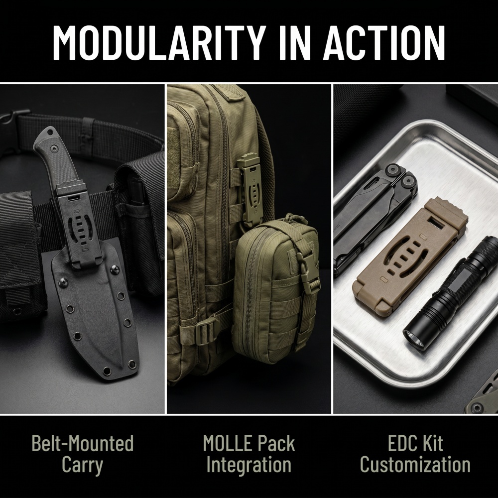 DIY Kydex Holster MOLLE Back C - Edc Carry Clip review and price