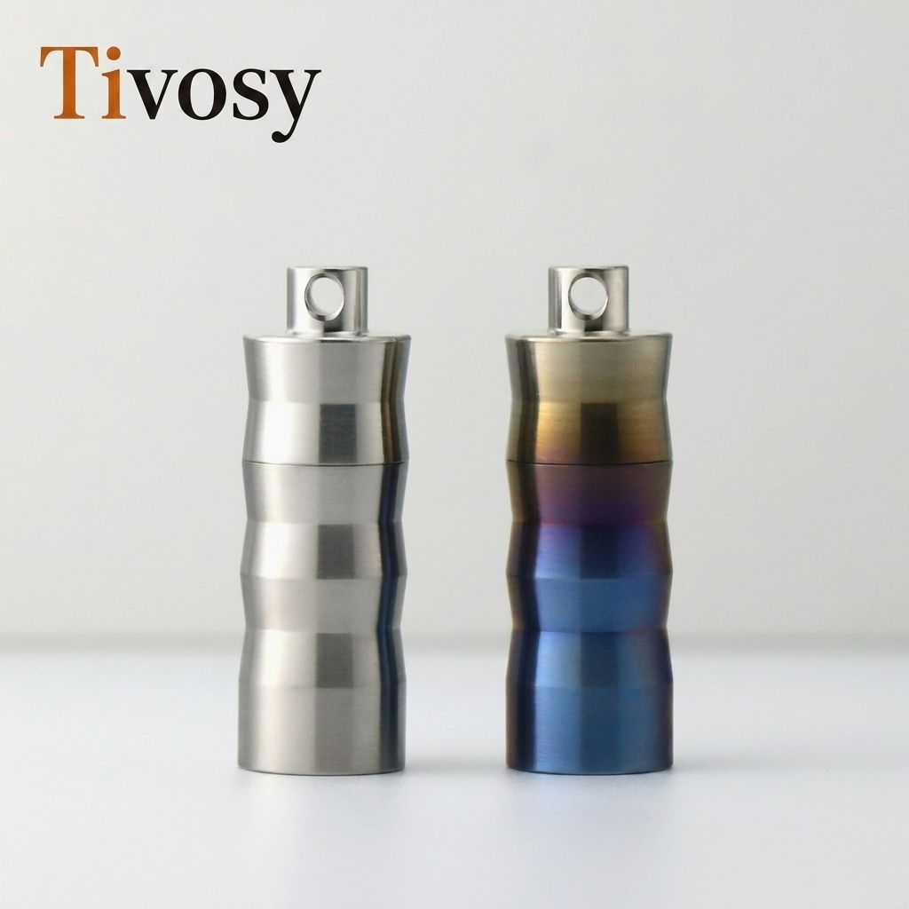 Tivosy Pure Titanium Pill Hold - Pill Fob Capsule review and price