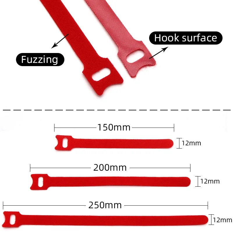 50/100pcs Releasable Cable Tie - Gear Tie Reusable review and price